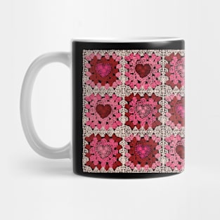 Crochet hearts Mug